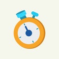 Stopwatch icon. Stopwatch Icon with Shadow. Vector illustration. eps2