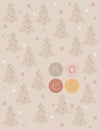 Noel card, Minimalist Christmas tree, Hygge mood