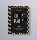 Vector illustration design for holiday party and happy new year party invitation flyer poster and greeting card template