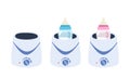 Baby bottle warmer clipart