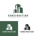 construction logo creative design, building logo vector. eps9 Royalty Free Stock Photo