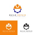 construction logo template, construction industry concept. Vector illustration icon. eps2