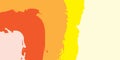 Abstract Orange Brush Strokes Background Vector Illustration Royalty Free Stock Photo