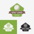 Golf sport logo creative design template. eps2