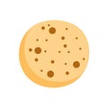 Wheat pita bread vector