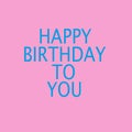 HBD - Birthday wish - Celebration - Simple art and text