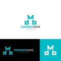 Letter DMB Logo Design Template Royalty Free Stock Photo