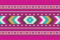 Geometric ethnic pattern seamless. Style ethnic American Aztec seamless colorful textile. Royalty Free Stock Photo