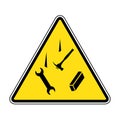 Caution Falling Objects Illustrations & Vectors.