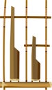 Angklung Traditional Music Instrument Vector