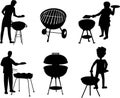 Grilling silhouette Set