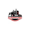 Transport trucking logistics logo vector