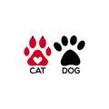 Paws Prints. Logo