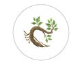 tree hand drawing art. old tree bonsai vector Royalty Free Stock Photo