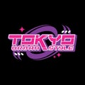 Tokyo japan typography slogan streetwear y2k style logo vector icon illustration