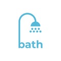 bathtub shower logo