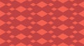 Red diamond pattern, rhomb carpet texture. Seamless joker texture. Vector background Royalty Free Stock Photo