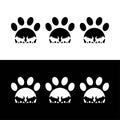 Cat animal vector logo design Royalty Free Stock Photo