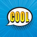 Cool comic text Royalty Free Stock Photo