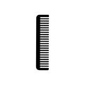 Comb and scissors icon. Scissors hairbrush vector illustration, Hair combs Royalty Free Stock Photo