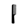Comb and scissors icon. Scissors hairbrush vector illustration, Hair combs Royalty Free Stock Photo