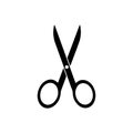 Comb and scissors icon. Scissors hairbrush vector illustration, Hair combs Royalty Free Stock Photo