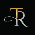 TR Logo, TR Monogram, Initial TR Logo, Letter TR Logo, Luxury Vector