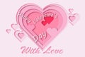 vallentine greeting card Royalty Free Stock Photo
