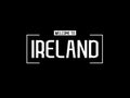 Welcome To Ireland Country Name Stylish Text Typography