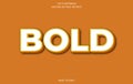 Bold strong font Modern 3d alphabet Red isometric text effect Vector 3d text effect editable