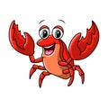 Cute funny a baby lobster Royalty Free Stock Photo