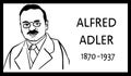 Alfred Adler portrait sketch drawing