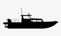 Patrol Boat Silhouette, Naval Vessel Ship