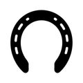 Horseshoe Silhouette, Fortune Luck Symbol