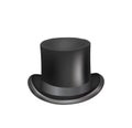 Black cylinder hat