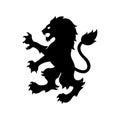 British Lion animal Silhouette