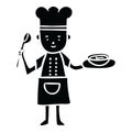 chef cook solid vector Royalty Free Stock Photo