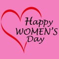 8 March - Happy women\'s day - International day for women\'s