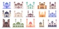 Mosque Illustration In Flat Desogn Style