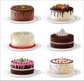 Birthday cake background design. Happy birthday Royalty Free Stock Photo