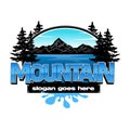 Mountain and outdoor adventures logo