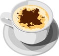 Cappucino Coffee Hot Drink Vector