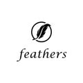 Feather Circle. A Classic Emblem of Elegance