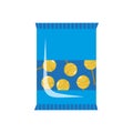 Candy packaging icon. Flat illustration of candy packaging vector icon