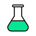 Beaker Filled Line Style Icon