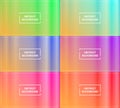 green, blue, purple, pink, red and orange gradient abstract background with frame. simple, minimal and color design Royalty Free Stock Photo