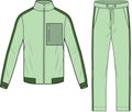 TRACK SUIT HOODIE AND JOGGERS SET FOR MEN AND BOYS SPORTS WEAR VECTOR