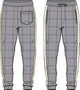Men and Boys Bottom wear Joggers and Trousers Royalty Free Stock Photo