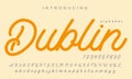 Custom Dublin Script Font: Artistic Typography