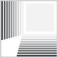 black and white abstract, doorway striped background